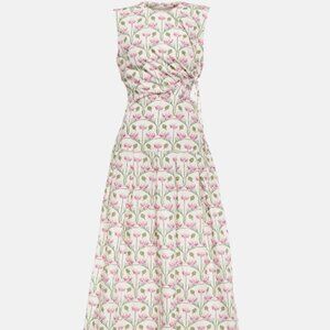 NWT Agua by Agua Bendita Otono Floral Midi Dress Size M NWT